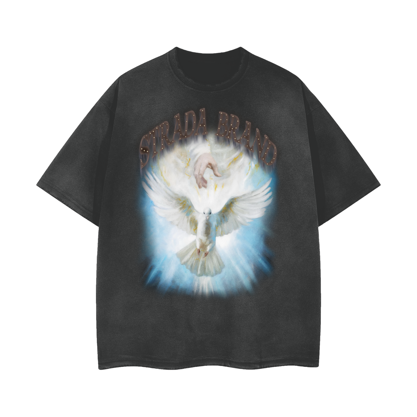Vintage Wash Frayed T-Shirt - 260 GSM