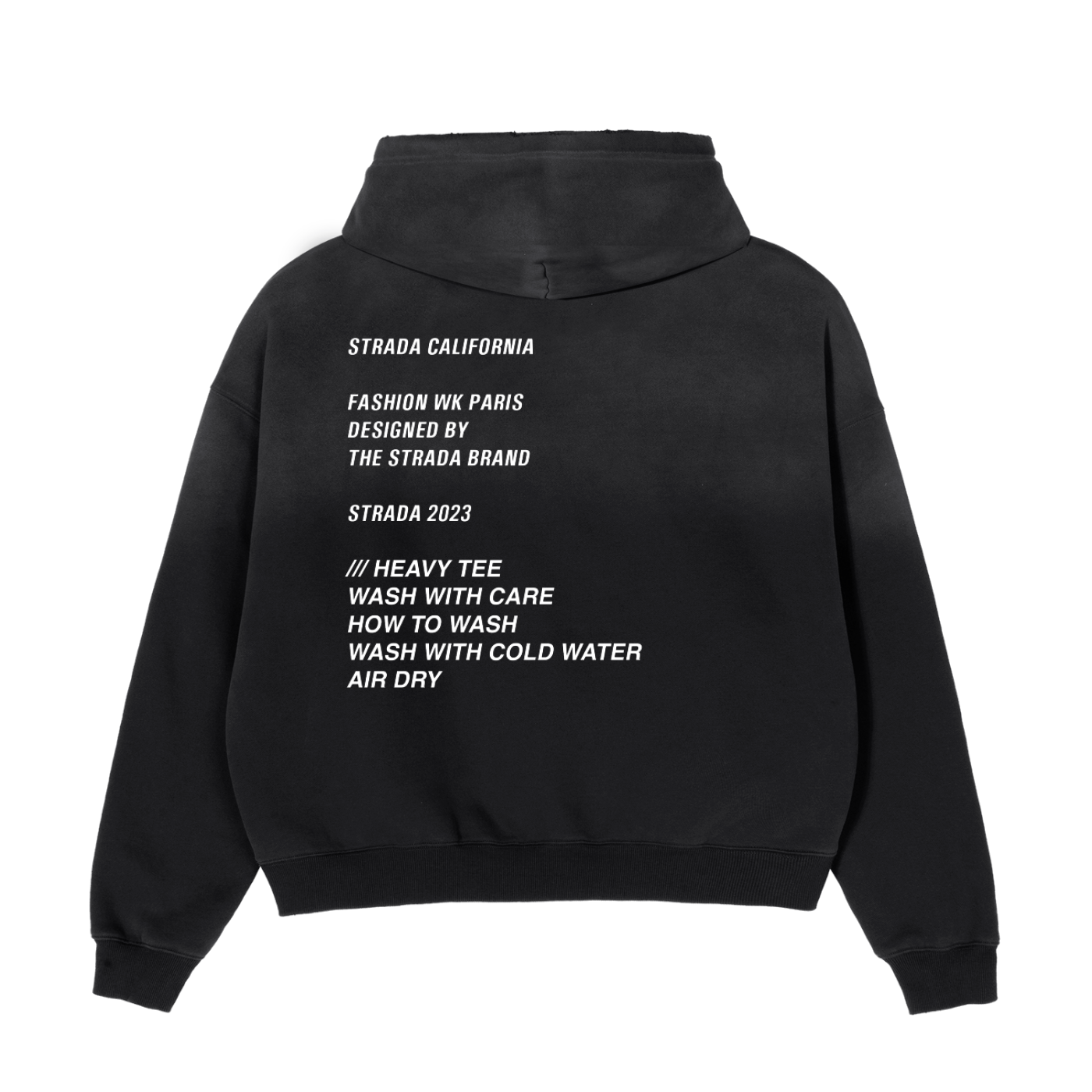 Frayed Sunfade Boxy Fleece Hoodie