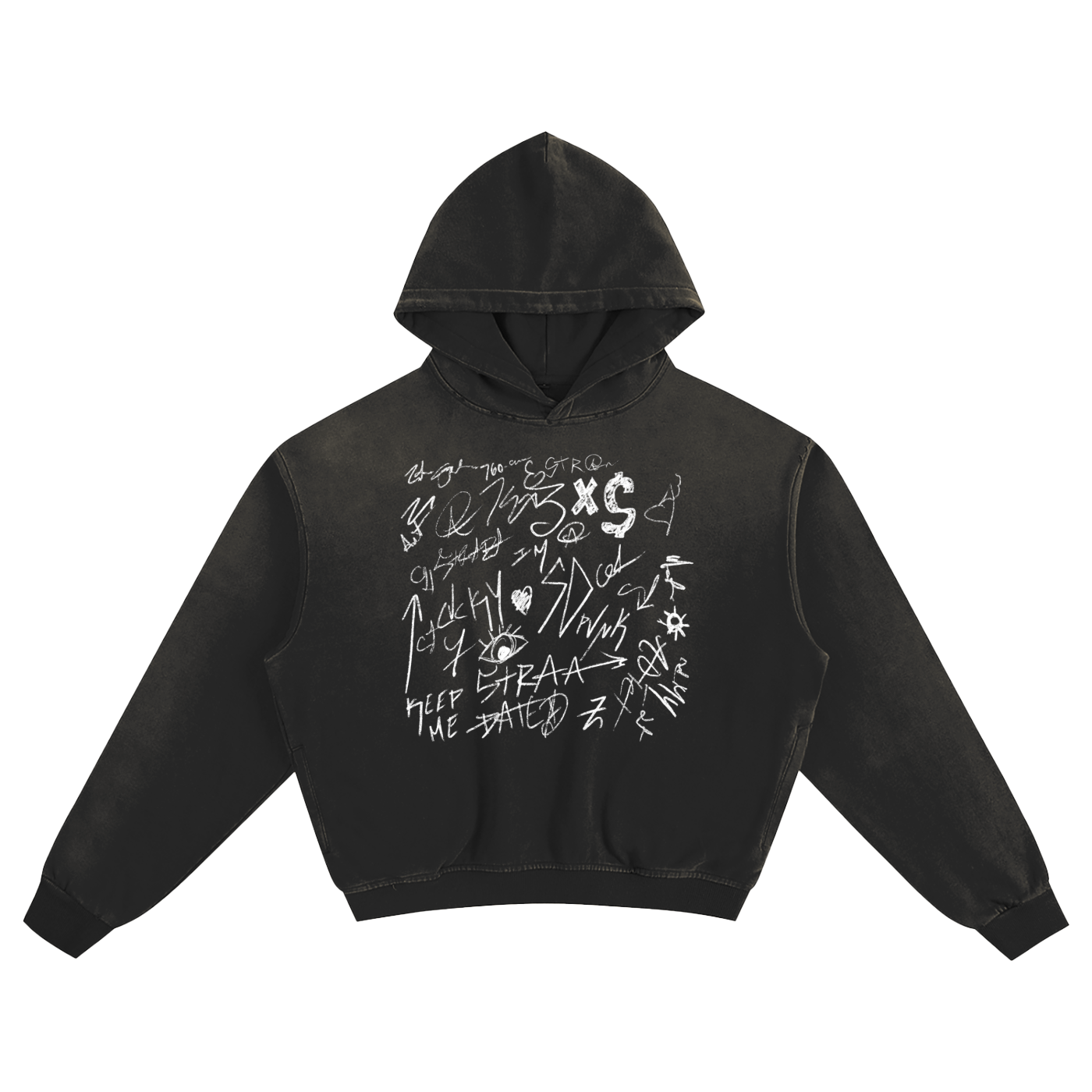 SUNFADE BLACK TAGGER HOODIE