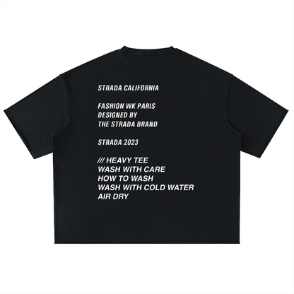 Washed Rolled Hem Half Sleeve T-Shirt