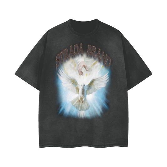 Vintage Wash Frayed T-Shirt - 260 GSM