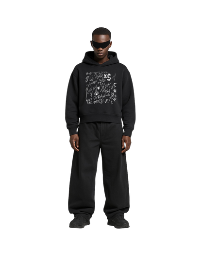 SUNFADE BLACK TAGGER HOODIE